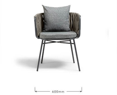 Buitenmeubilair Stalen tuin set Plastic Rattan 2 zitplaatsen Bistro Set voor terras