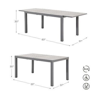 50 lbs tafelgewicht AJUNION Luxe restaurant tuinmeubilair gemengde wicker stoel set