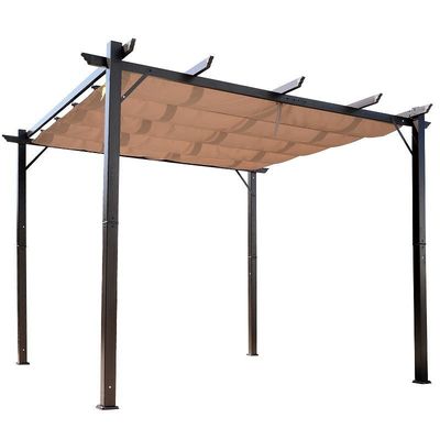 Verander uw achtertuin in een ontspannende retraite met AJUNION Aluminium Patio Pergola