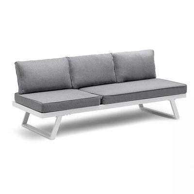 AJUNION Moderne U-vormige buitenmeubilair set Aluminium frame Hoek lounge voor tuin