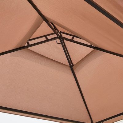 Outdoor Patio Grill Gazebo Tent AJUNION 5x8 Double Tiered BBQ Canopy met staal frame