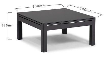Y Postverpakking AJUNION Moderne luxe tuinmeubilair L-vorm sectioneel loungeset
