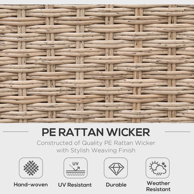 Vakantie Outdoor Patio Meubels Modern Design Wicker Rattan Hoeksofa Set voor tuin