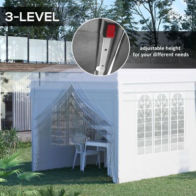 AJUNION Persoonlijke grootte Outdoor feest tent Pop Up Gazebo tent met hoge dichtheid stof