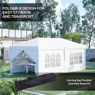 AJUNION Persoonlijke grootte Outdoor feest tent Pop Up Gazebo tent met hoge dichtheid stof