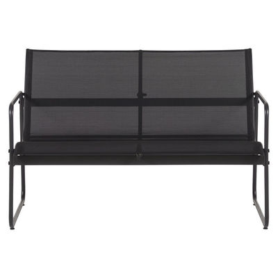 Metalen meubels patio set voor achtertuin tuin AJUNION 4 zitplaatsen conversatie lounge set