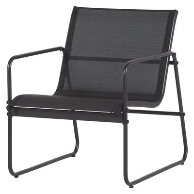 Metalen meubels patio set voor achtertuin tuin AJUNION 4 zitplaatsen conversatie lounge set