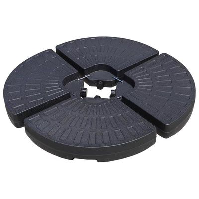 Buitenmeubilair AJUNION 4 stuks Draagbare ronde paraplu met zand of water