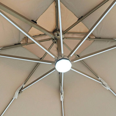 360 graden draaiende offset terras paraplu met LED-licht De ideale keuze voor uw tuin