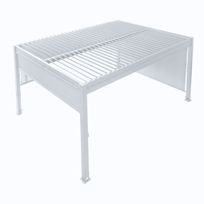 172 kg laadvermogen Tuinluwered Pergola Canopy met handmatig bedienbaar aluminium frame