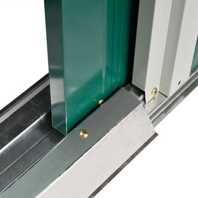 Staal dubbele schuifdeur opslag schuur AJUNION Metalen tuin schuur gereedschapshuis voor opslag