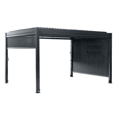 Buiten aluminium bioclimatisch luifel AJUNION Waterdicht Louver Tuin Pergolasbrug
