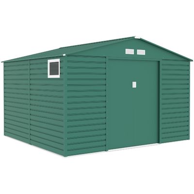 120 kg capaciteit Kleurstaalplaat gegalvaniseerd staal Tuingebouw Schuur met luchtluchten