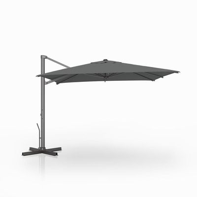 AJUNION 10ft Aluminium Luxe Patio Parasol Auto Tilt Waterdicht Parasol voor buiten