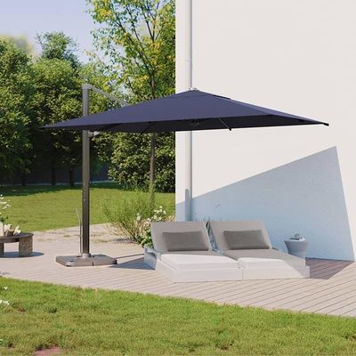 AJUNION 10ft Aluminium Luxe Patio Parasol Auto Tilt Waterdicht Parasol voor buiten