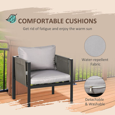 Buitenmeubilair Lounge Set AJUNION Aluminium Terrasmeubilair Set Specifieke Tuin Set