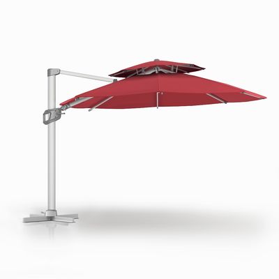 Modern Design AJUNION Commerciële buitenparaplu met waterdicht 2-laag zonnedeksel