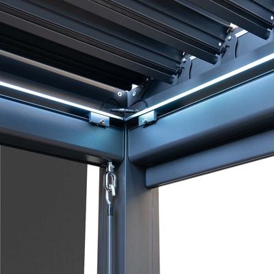 Arches Design AJUNION 3x4M Aluminium Bioclimatische luikpergola voor buitenwonen