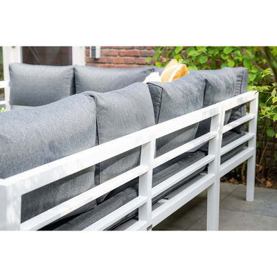 Aluminium Outdoor Eettafel Tuinmeubilair Set met Bank door AJUNION