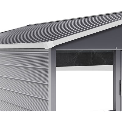 43kg AJUNION Metalen tuinhuis opslaggebouw schuur waterdicht en duurzame oplossing