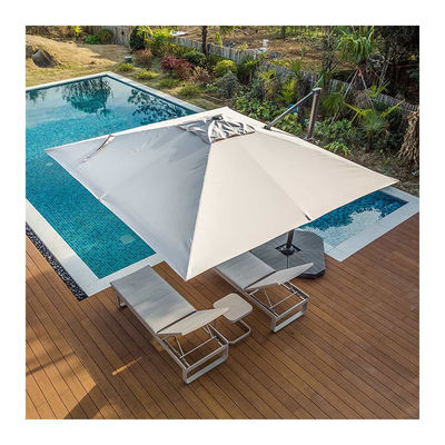 Moderne design stijl 1-tier Cantilever paraplu voor tuin zonneschaduw en bescherming