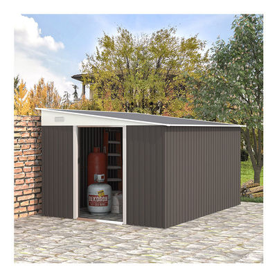 11x9ft metalen buiten schuur huis opslag tuin gebouw schuur met poeder gecoate afwerking