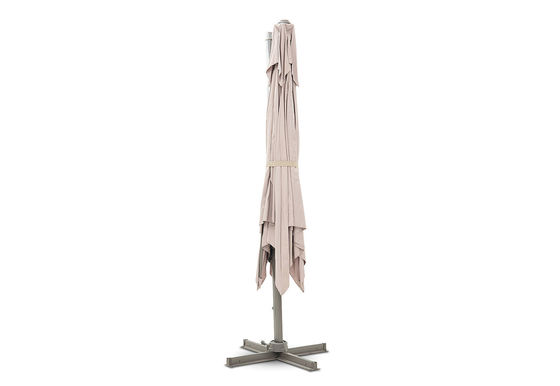 Double top patio paraplu tuin parasol waterdicht luifel AJUNION W300xD300xH260cm