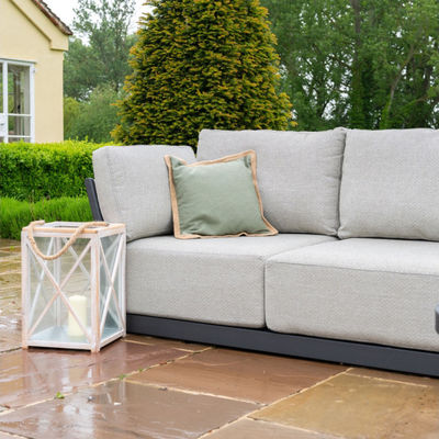 Ronde koffietafel en sofa set AJUNION Luxe moderne all weather stof voor binnenplaats