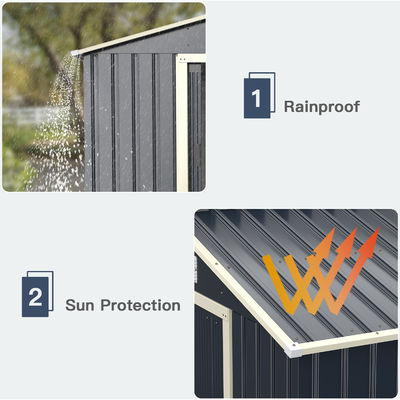 Metalen tuinbouw met 4 ventilatiepunten 43 kg poederbedekt raam door AJUNION