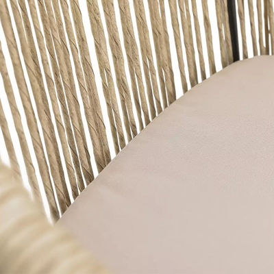 Modern Design AJUNION Metalen 4 zitplaatsen Tuin Bar Set Rattan Weave Outdoor Eet Set