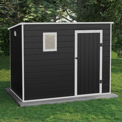 Organiseer uw tuin gereedschappen efficiënt met W236xD130xH194cm vergrendelbaar tuinhuis