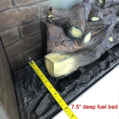 Ervaar de warmte en sfeer van de moderne AJUNION 33 inch elektrische open haardverwarmer