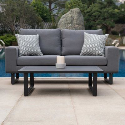 Vergroot je tuin met AJUNION All Weather Stof Buitenmeubelen Sofa Lounge Set