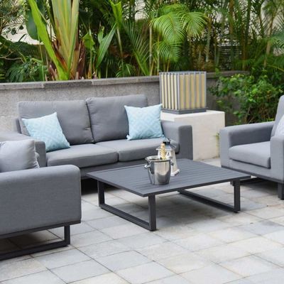 Vergroot je tuin met AJUNION All Weather Stof Buitenmeubelen Sofa Lounge Set