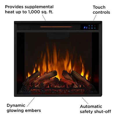 Verwarming van het interieur Elektrische open haard Kas Verwarming van het gebied 1000 vierkante meter Decoratief