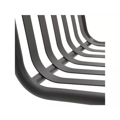 4 zitplaatsen metalen staal buitemeubilair tuin set met vierkante tafel en eetstoelen