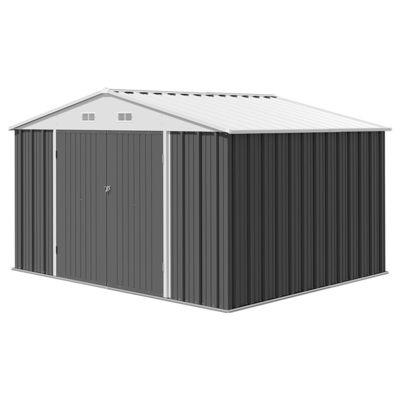 Buitenopslaggereedschappen Schuur Metalen huis van grote grootte 8x10 ft met 66,5 inch hoge stalen deuren