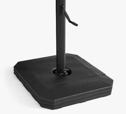 Waterdicht buitenparaplu AJUNION Grote grootte Aluminium Cantilever Paraplu met basis