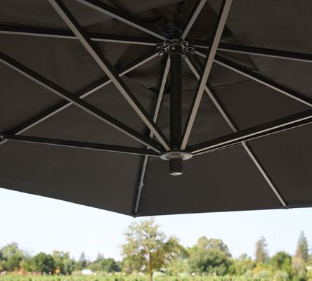 Waterdicht zonnescherm Aluminium Parasol 10ft rechthoekige Kantelever Patio Paraplu voor tuin