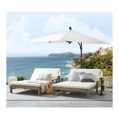 16.5"L x 6"W x 90"H paraplu Pakket Luxe Aluminium Patio Paraplu en Meer Opties