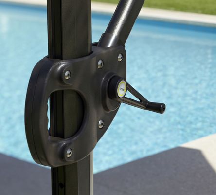 16.5"L x 6"W x 90"H paraplu Pakket Luxe Aluminium Patio Paraplu en Meer Opties