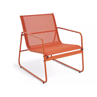 Buitenmeubilair AJUNION Kleurrijke Macaron Metalen Terras Set met 4 zitstoelen