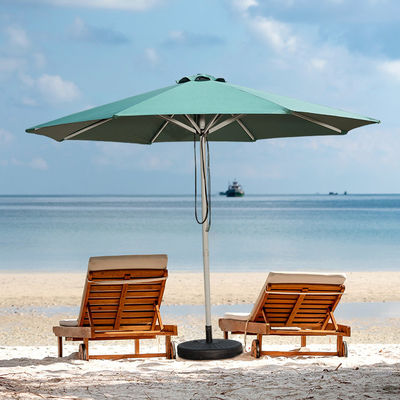 Buitenmeubilair Aluminiumbuis Ronde trektouw Parasol paraplu voor terras en zwembad