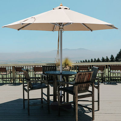 Buitenmeubilair Aluminiumbuis Ronde trektouw Parasol paraplu voor terras en zwembad