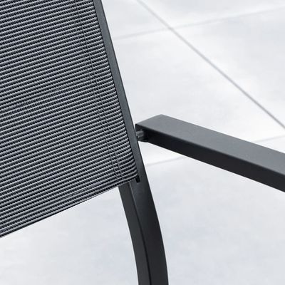 Outdoor Restaurant Meubels Metalen eetkamer met 8 zitplaatsen Uitbreidbare tafel door AJUNION