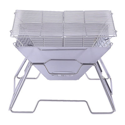 Afklapbare draagbare camping Houtskool Barbecue BBQ Grill voor wandelen buiten Picknick en BBQ