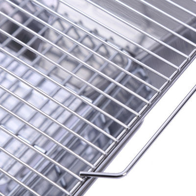 Afklapbare draagbare camping Houtskool Barbecue BBQ Grill voor wandelen buiten Picknick en BBQ