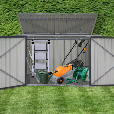 Extra grote tuin opslag schuur metalen schuur opslag gereedschapsbouw tuin schuur met vergrendelbaar