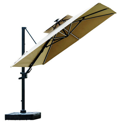 Postverpakking Persoonlijke Hof Tuin paraplu Aluminium Cantilever Parasol voor buiten
