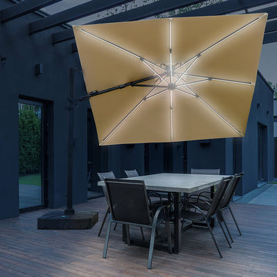 Postverpakking Persoonlijke Hof Tuin paraplu Aluminium Cantilever Parasol voor buiten